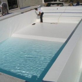 Rénovation piscine membrane armée